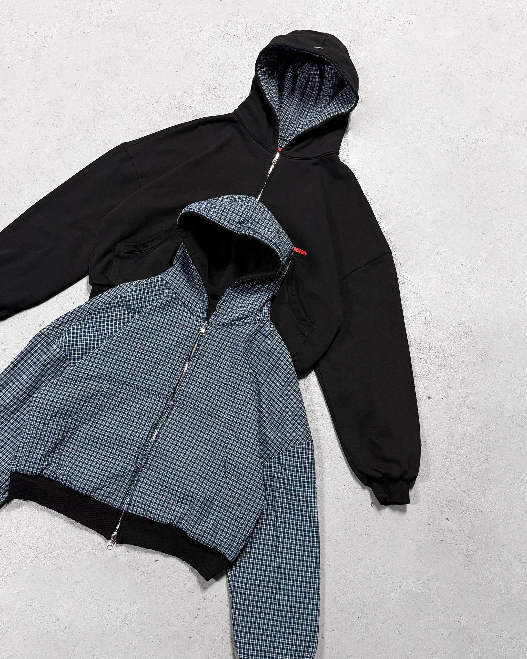 PRE-ORDER: UNIFORM Reversible Hoodie (Black)