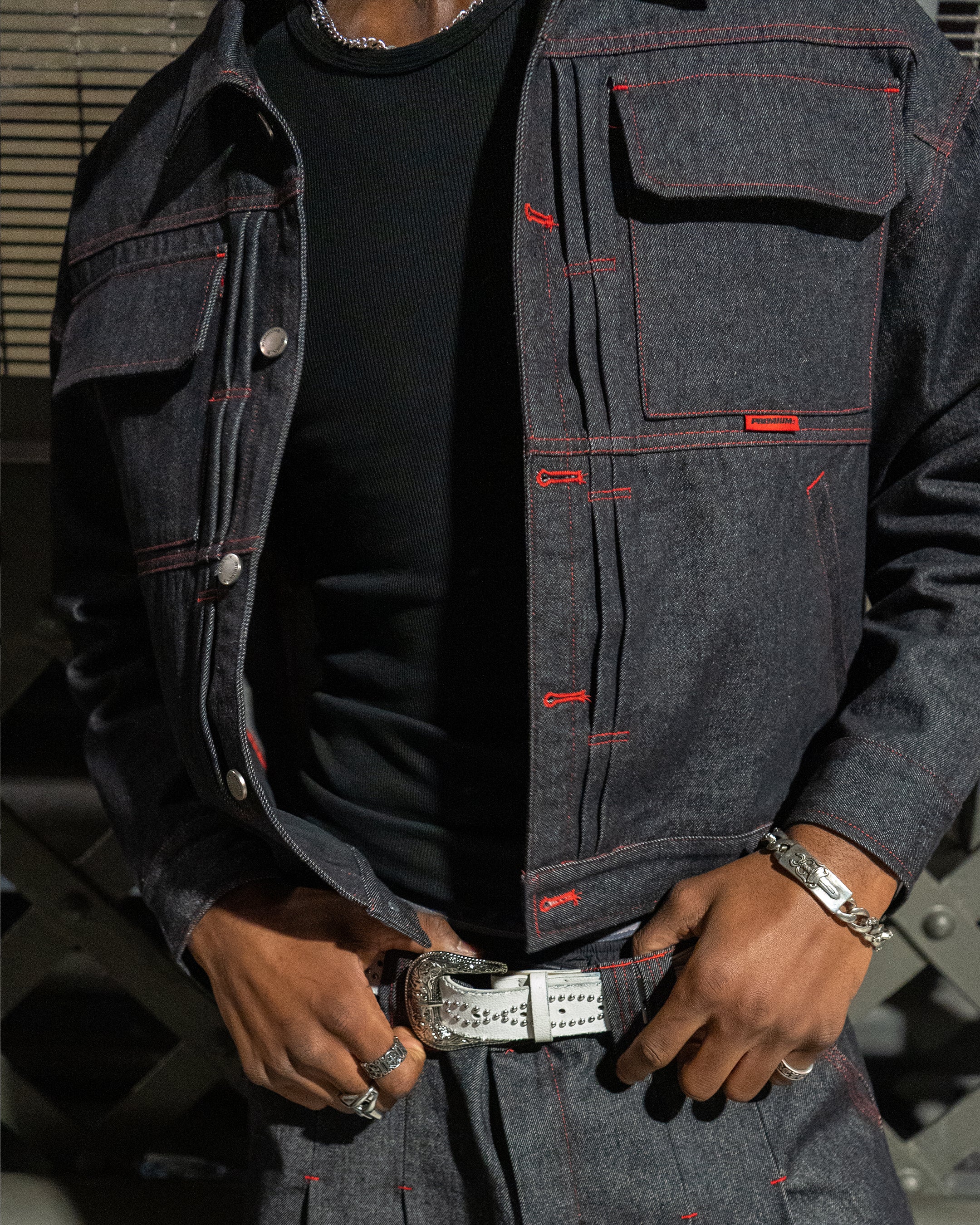 SHIBUYA Raw Denim Jacket (Carbon)