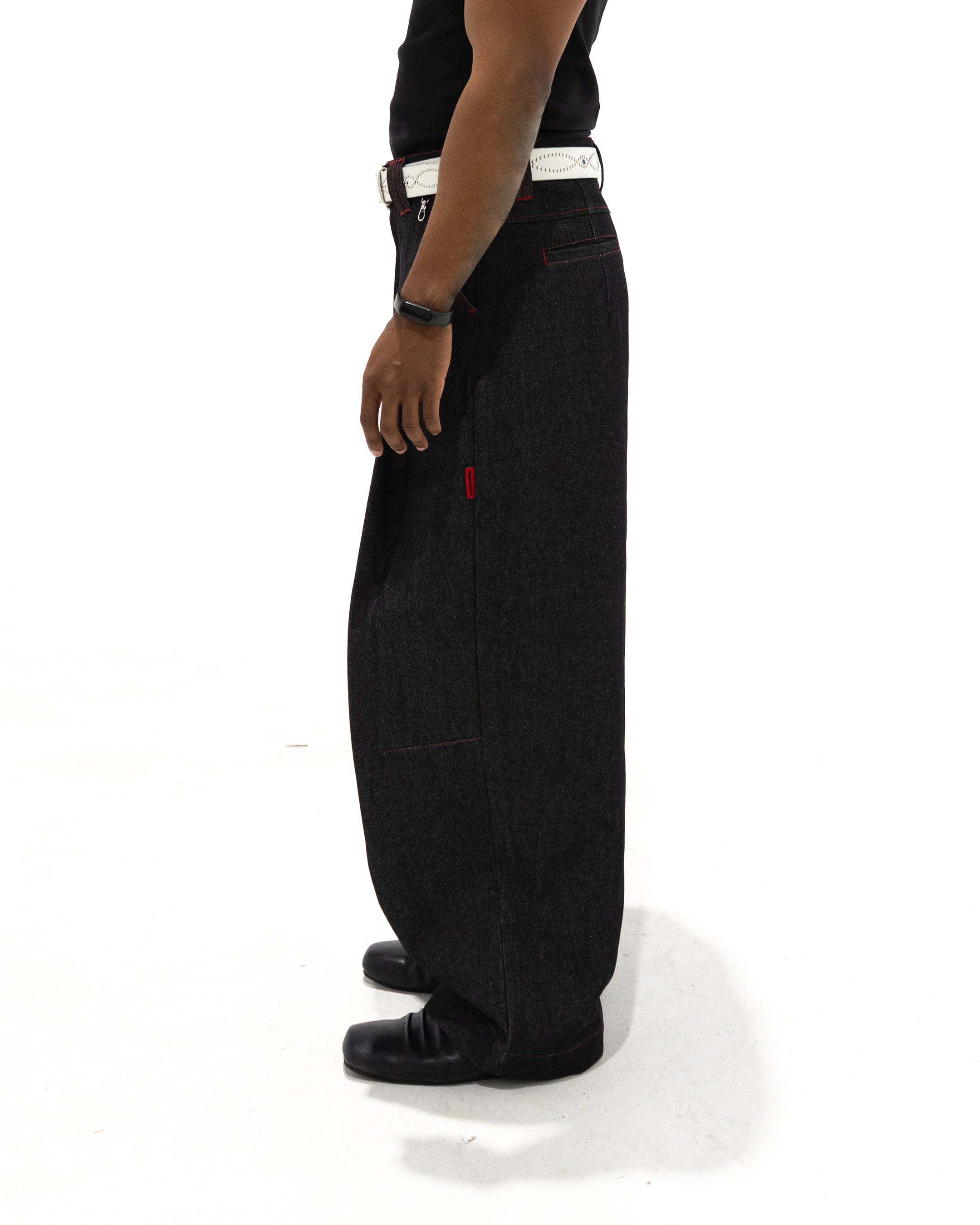 SHIBUYA Pleated Raw Denim (Carbon)