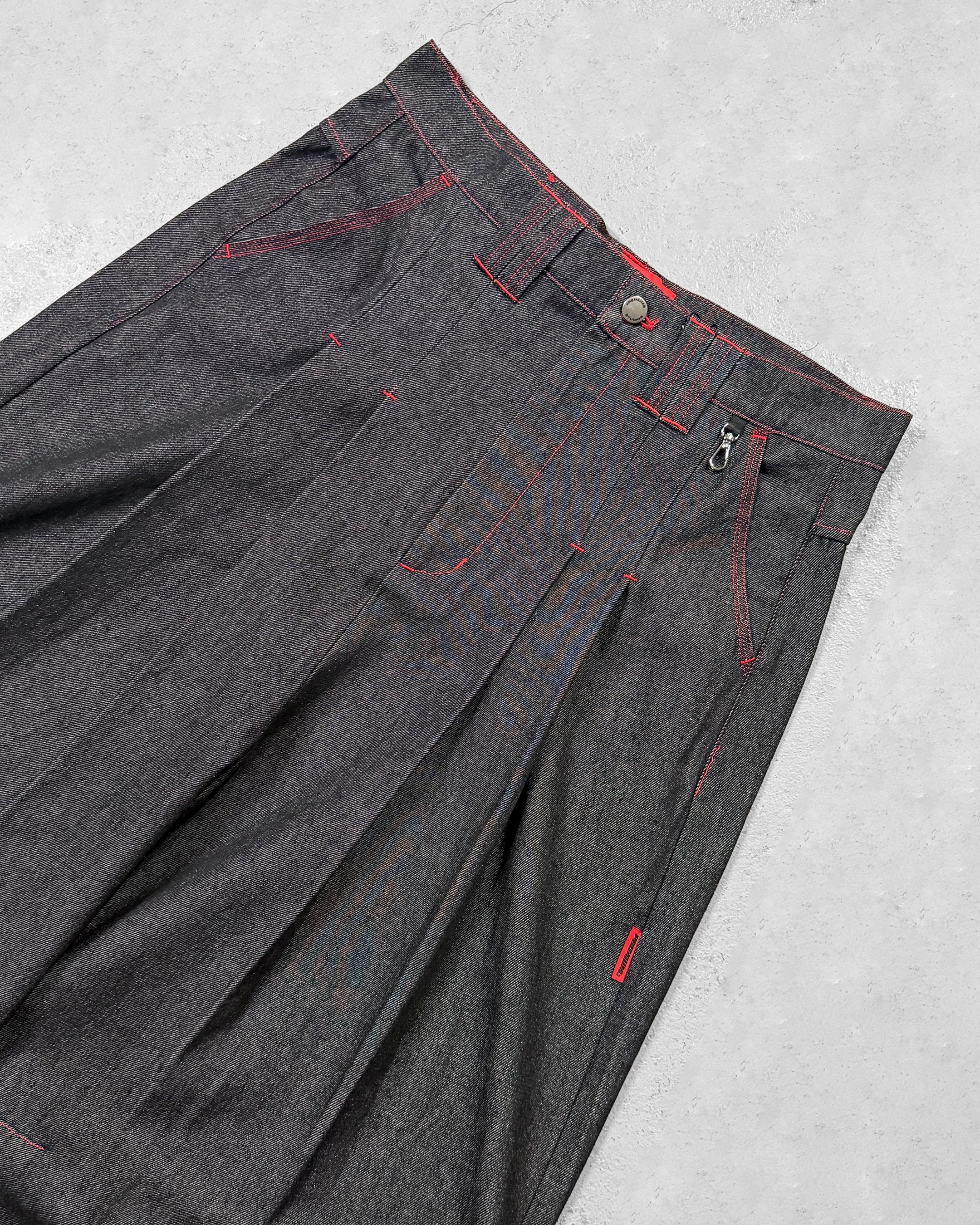 SHIBUYA Pleated Raw Denim (Carbon)