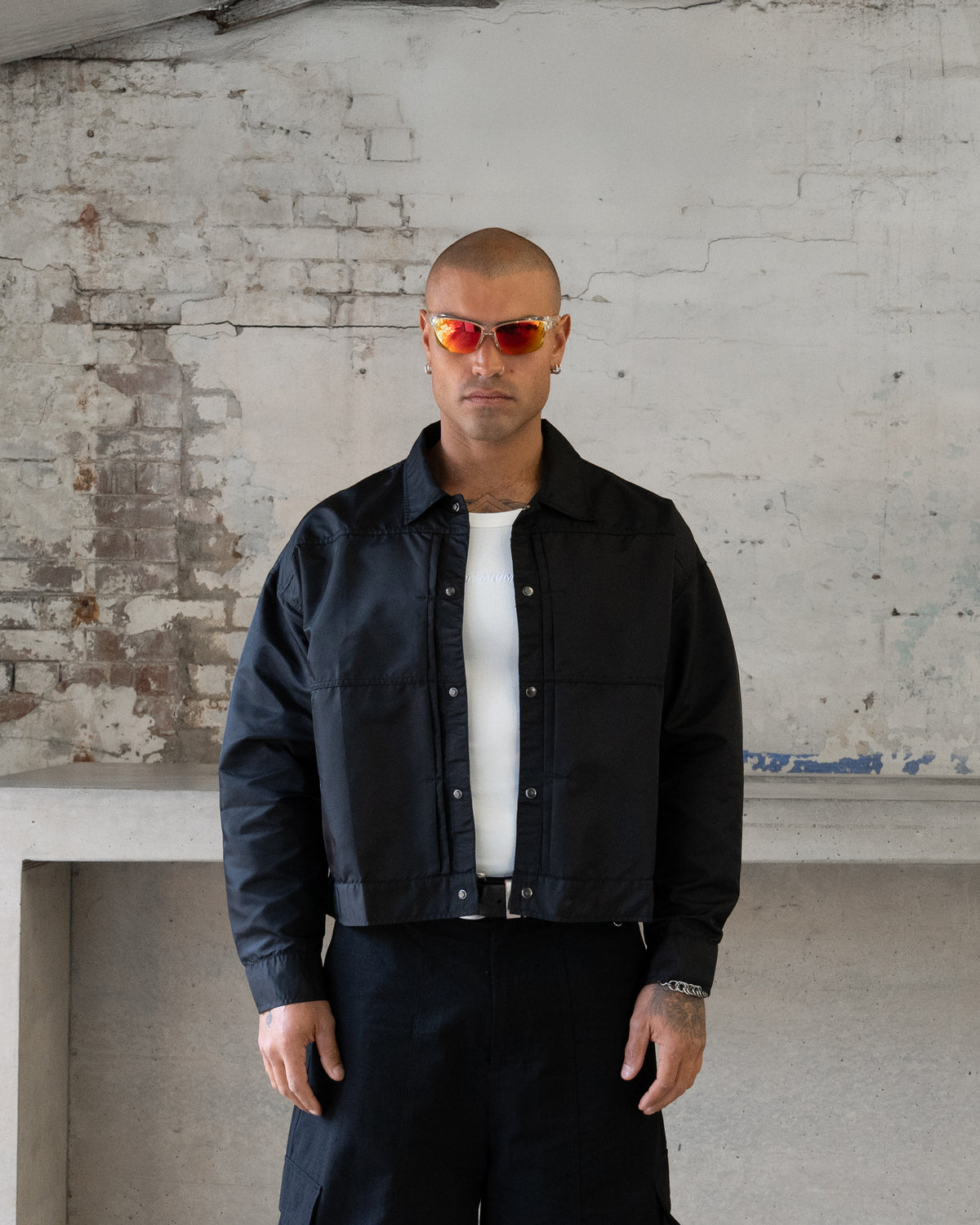 NYLON Overshirt (Black)