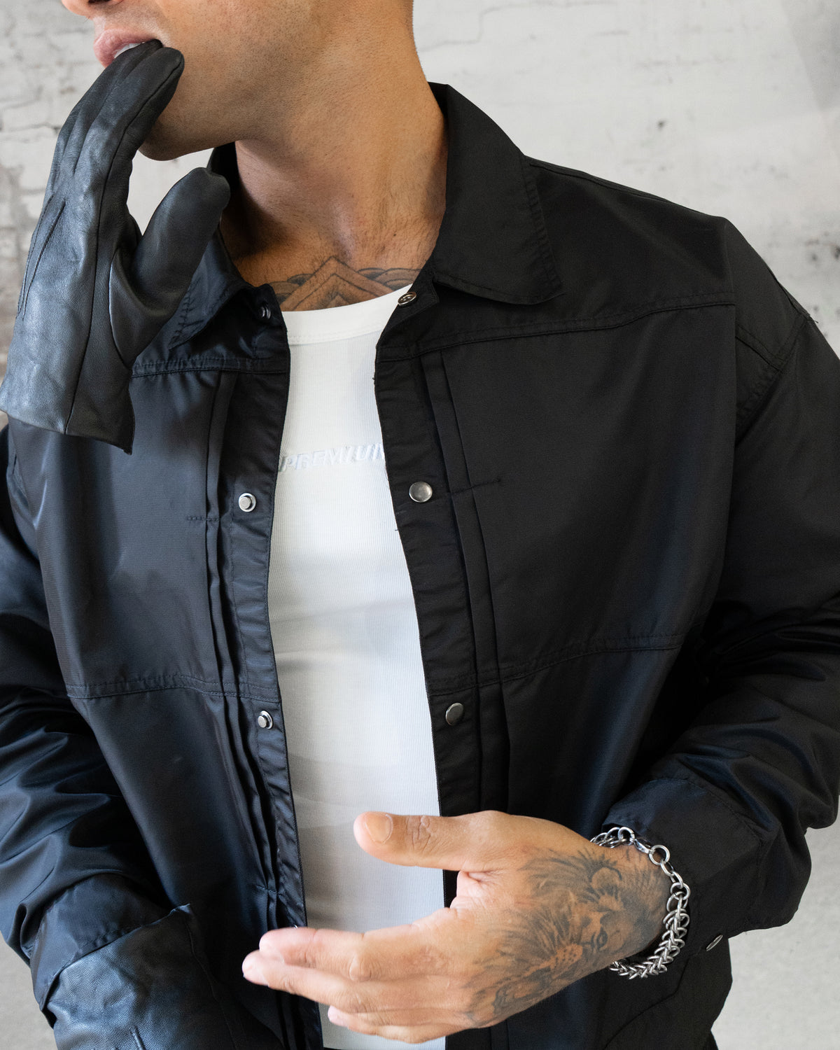 NYLON Overshirt (Black)