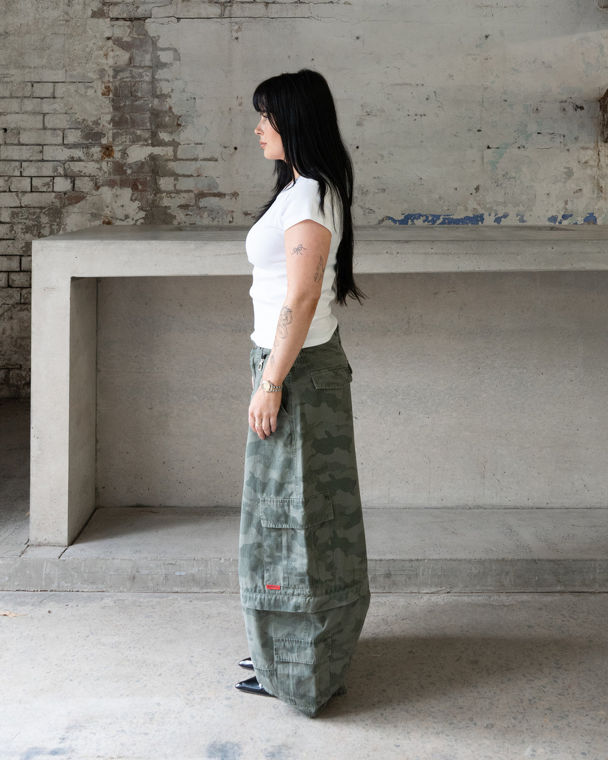 UTILITY Cargo Pant (Vintage Camo)