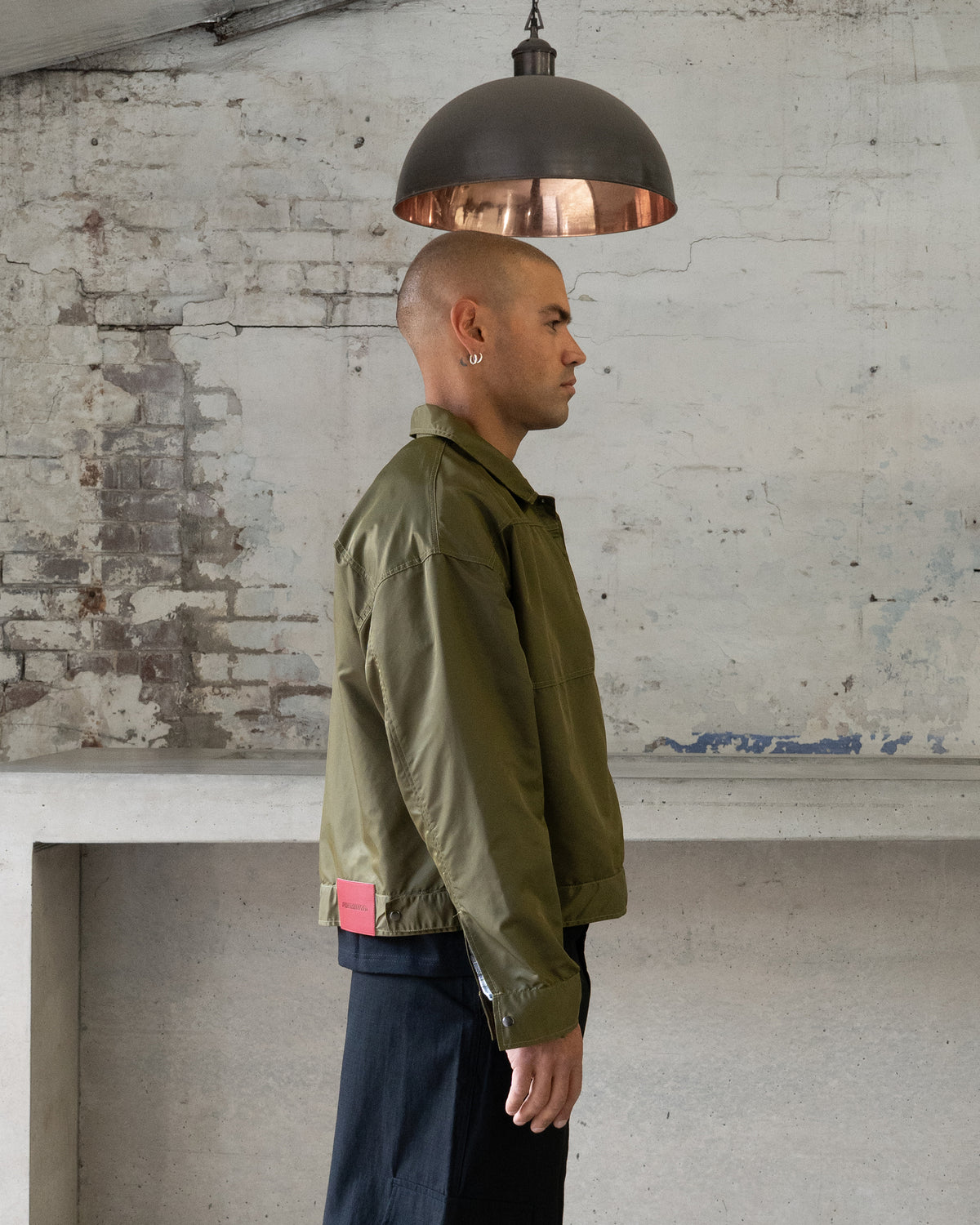 NYLON Overshirt (Army Green)