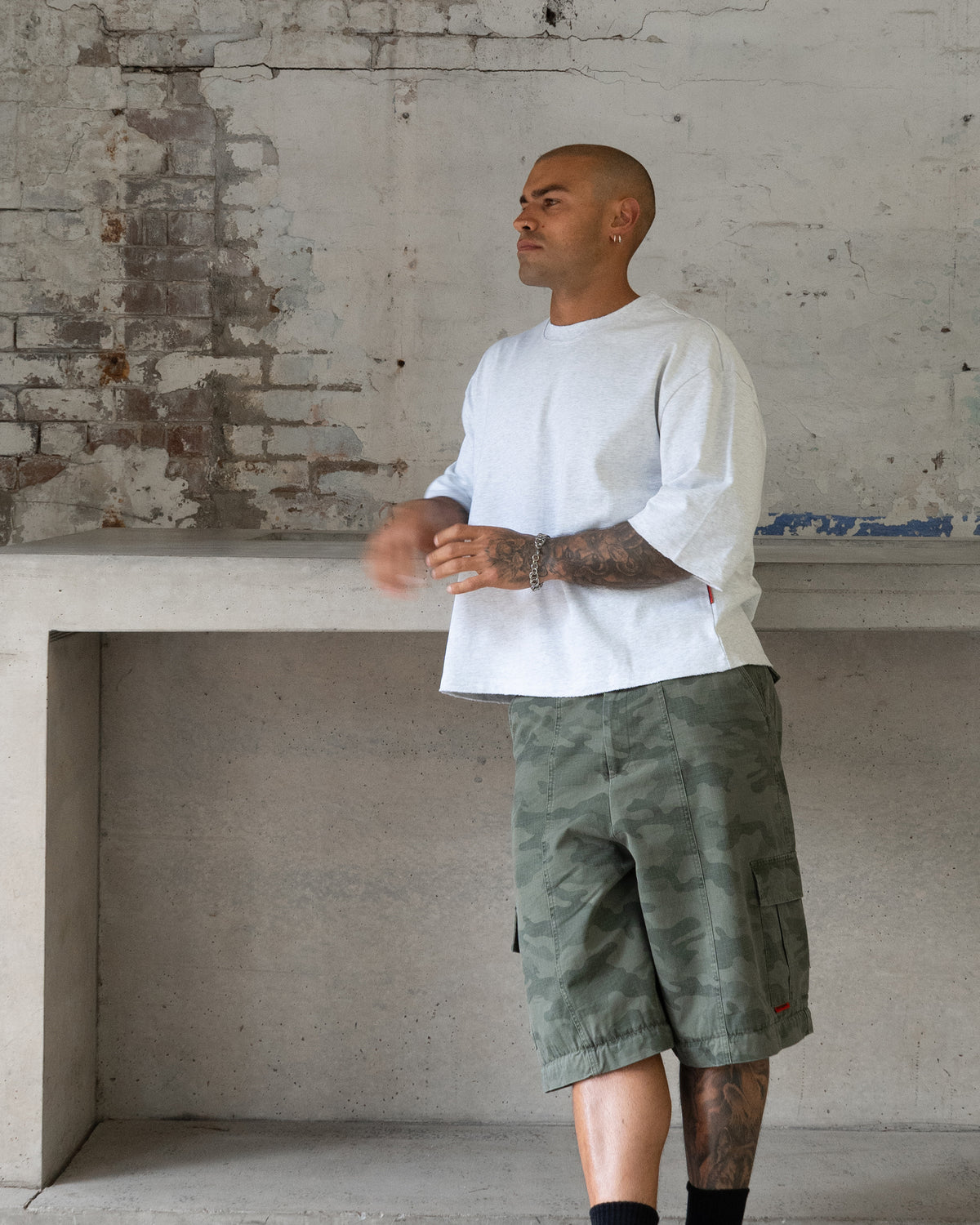 Luxx T-Shirt (Oat Grey)