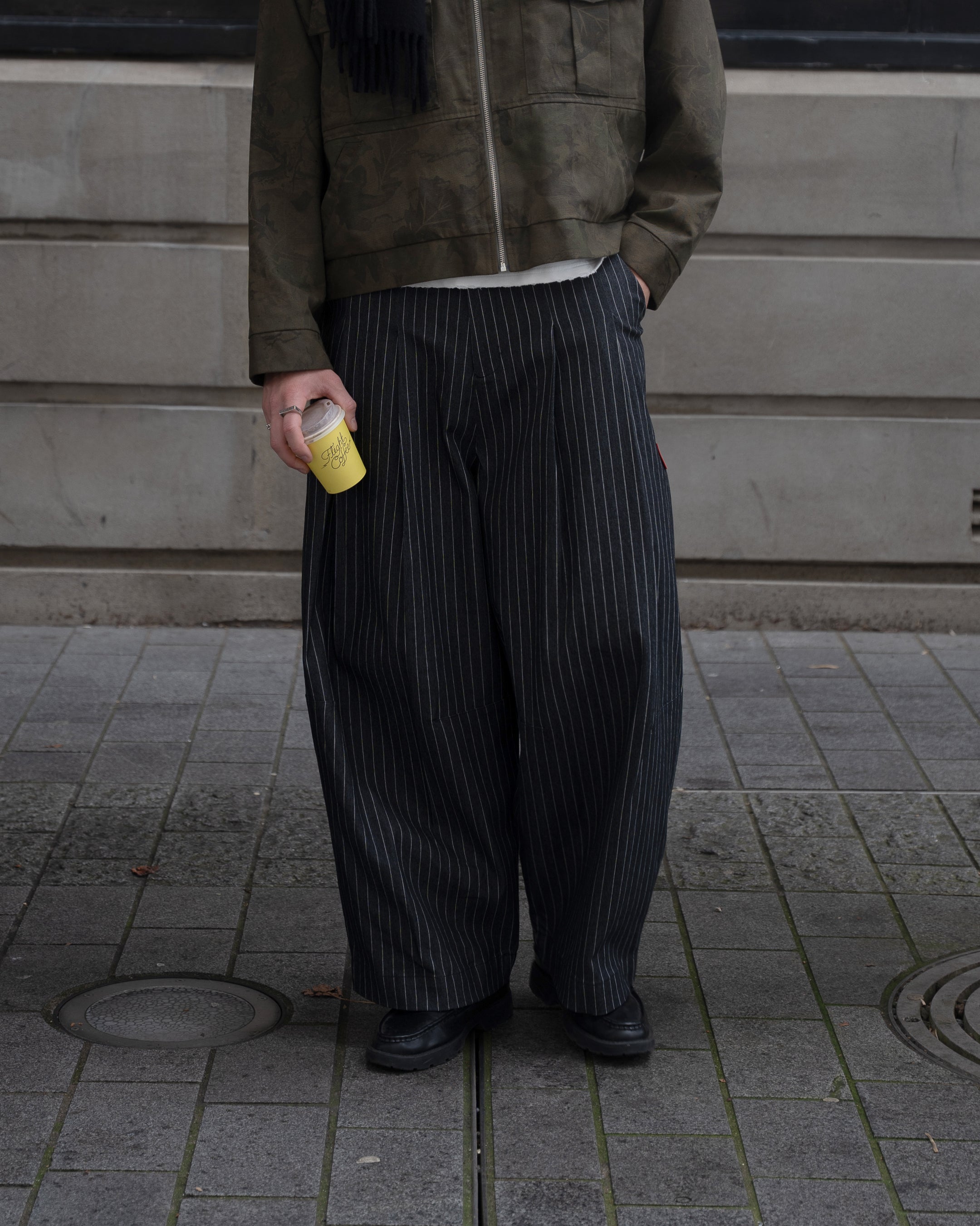 SHIBUYA Pleated Denim (Pinstripe)
